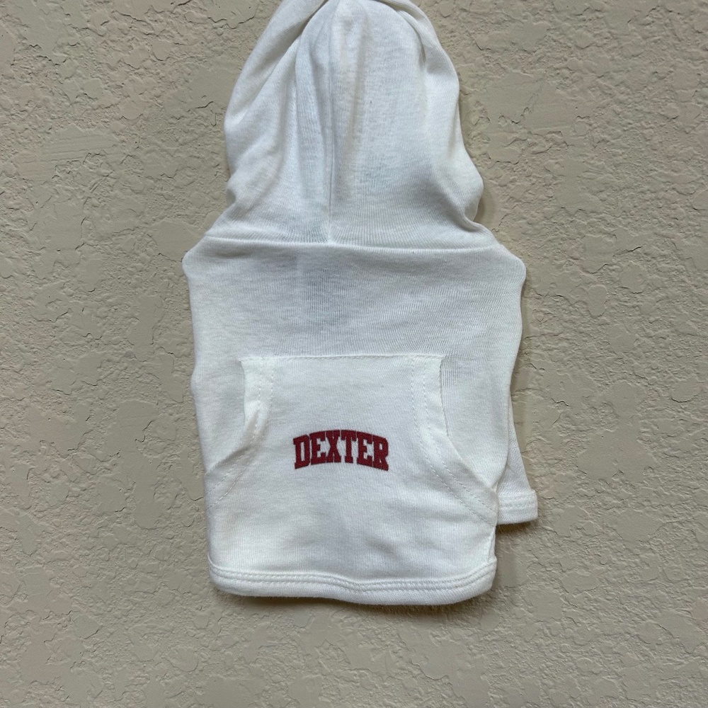 Dexter Dog T- Shirt Hoodie -Size XS - NWOT